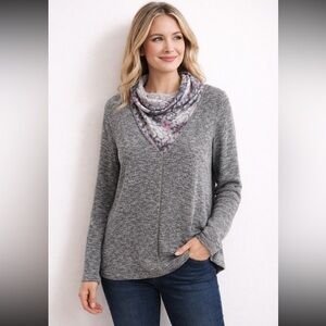 Alchemy Thread Scarf Cowl Neck Sweater